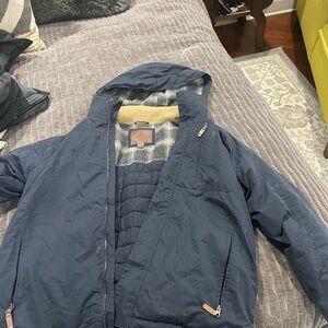 Free Country Men's Navy Hooded Puffer Jacket